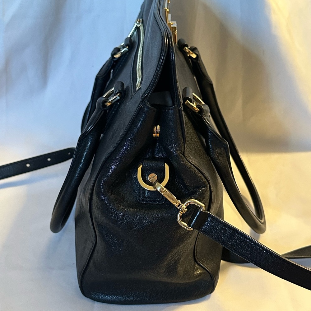 Michael Kors Snaplock Handbag Purse - Picture 9 of 17